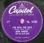 Gene Vincent And His Blue Caps /  B-I-Bickey BI, Bo-Bo-Go & Five Days, Five Days (1957) / E-