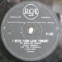 Elvis Presley /  A Fool Such As I & I Need Your Love Tonight (1959) / V+
