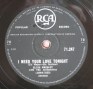 Elvis Presley /  A Fool Such As I & I Need Your Love Tonight (1959) / E