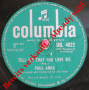 Paul Anka / I Love You, Baby & Tell Me That You Love Me (1957) / V+