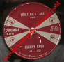 Johnny Cash  / All Over You & What Do I Care (1959) / E
