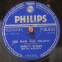 Marty Wilde / Endless Sleep & Her Hair Was Yellow (1959) / V+